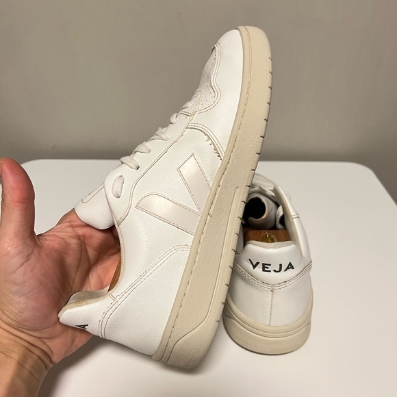 VEJA V-10 CWL SNEAKERS FULL WHITE WOMEN'S US 10 EU 41 - Picture 6 of 14